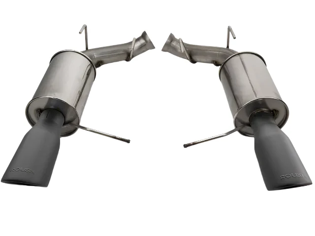 2011-2014 Roush Mustang GT Black-Tip Axle-Back Exhaust - Image 2