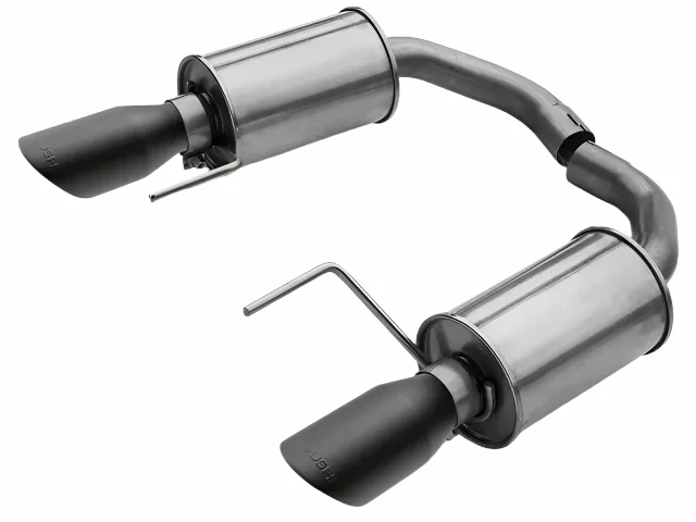 2015-2026 Roush Mustang V6 & Ecoboost Black-Tip Axle-Back Exhaust