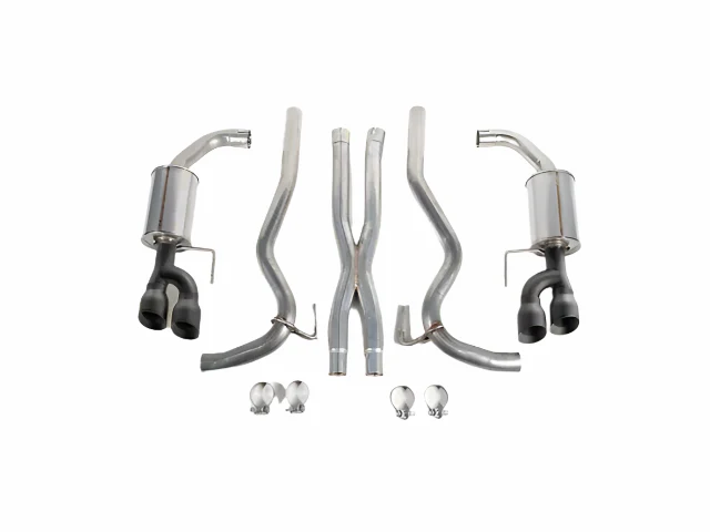 2018-2026 Roush Mustang GT Black-Tip Cat-Back Exhaust - Image 2